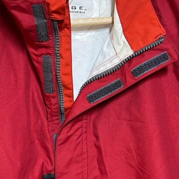 NWOT Wedge Golf Waterproof Nylon Pullover Red Jacket Mens L - Picture 5 of 7